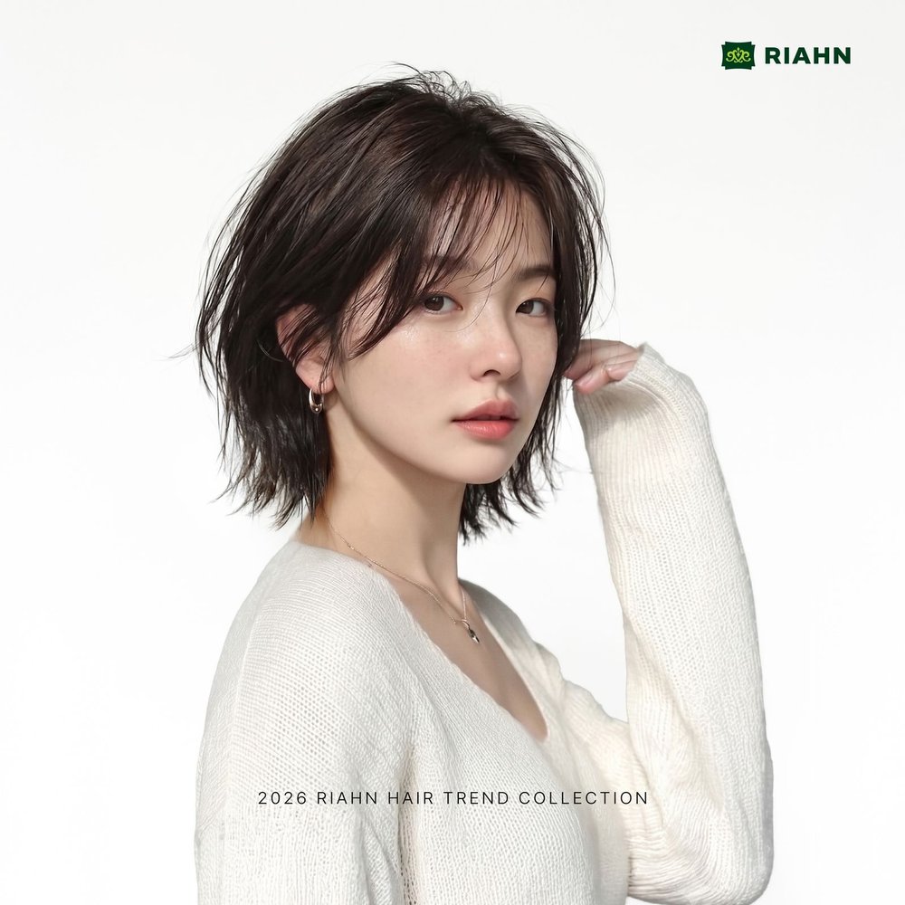리안헤어 청주산남점 산남동 미용실 브라운 염색 스타일